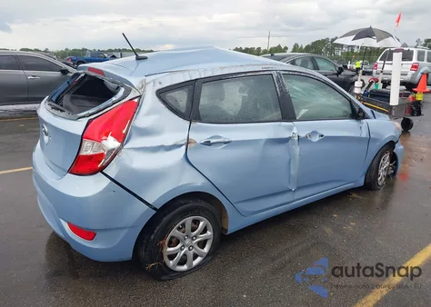 2012 Hyundai Accent Gs из США, поврежденный, VIN KMHCT5AE7CU030987